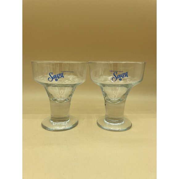 Sauza Other - Sauza Tequila Libbey Catalina Margarita Glass LOT 2 Retro MCM Cocktail Barware